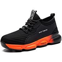 YISIQ Zapatos de Seguridad para Hombre Mujer Transpirable Ligeras con Puntera de Acero Trabajo Calzado de Zapatos de…